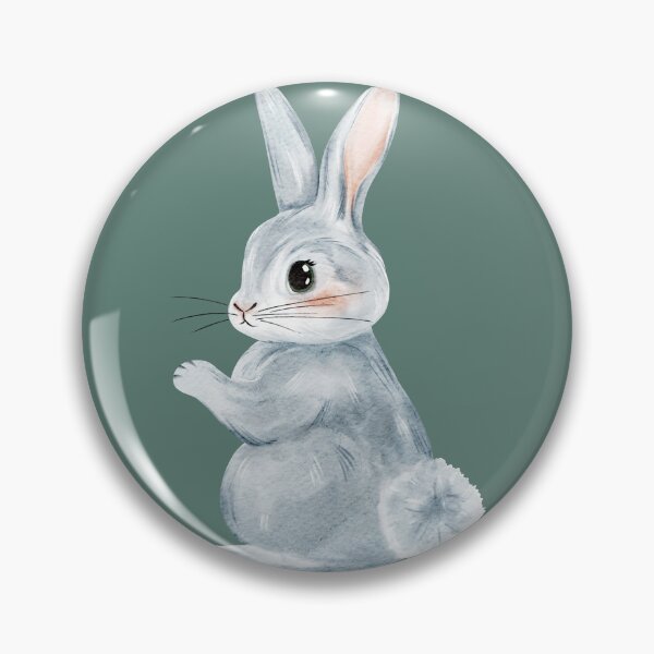 Item preview, Sweet Pastel Blue Bunny designed and sold by Sagi Jane Art.