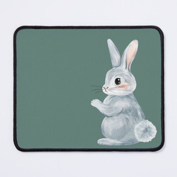 Item preview, Sweet Pastel Blue Bunny designed and sold by Sagi Jane Art.