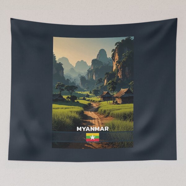 Item preview, Myanmar Travel  designed and sold by Thistle-TShop.