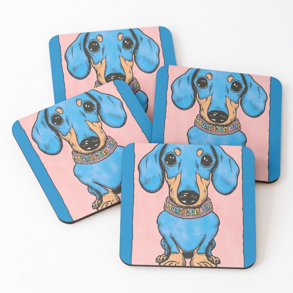Item preview, Colorful Dachshund Portrait designed and sold by lautir.