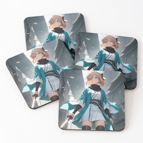 Item preview, Okita Souji Sakura Saber Fate Grand Order Anime Girl Samurai Action Scene designed and sold by 108Recordings.