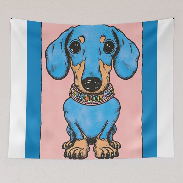Item preview, Colorful Dachshund Portrait designed and sold by lautir.