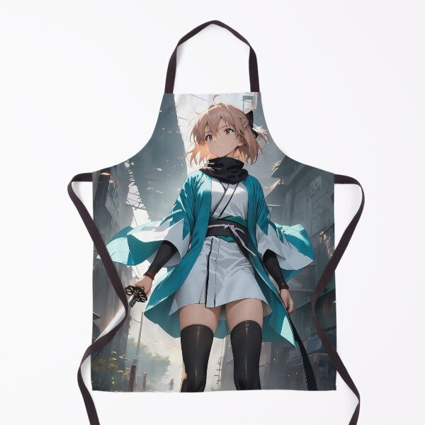 Item preview, Okita Souji Sakura Saber Fate Grand Order Anime Girl Samurai Action Scene designed and sold by 108Recordings.