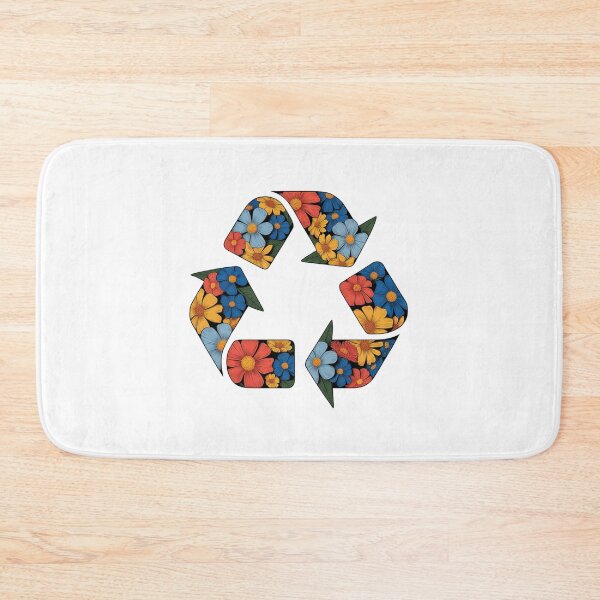 Item preview, Floral Recycle Symbol — Wildflower Botanical Sustainability Graphic Tee for Earth Lovers designed and sold by proearth2022.
