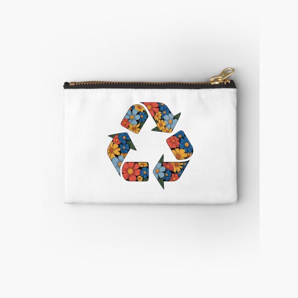 Item preview, Floral Recycle Symbol — Wildflower Botanical Sustainability Graphic Tee for Earth Lovers designed and sold by proearth2022.