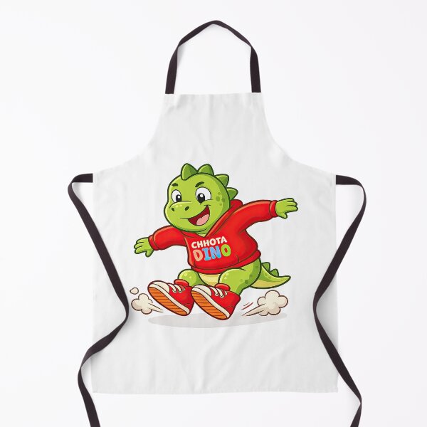 Item preview, Chhota Dino Jumping Happily – Cute Cartoon Dinosaur Kids T-Shirt Design designed and sold by MeeraArts&Crafts.