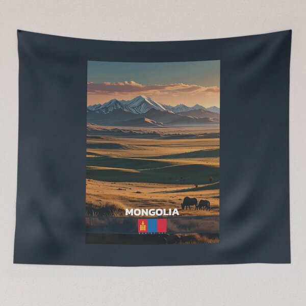 Item preview, Mongolia Travel  designed and sold by Thistle-TShop.