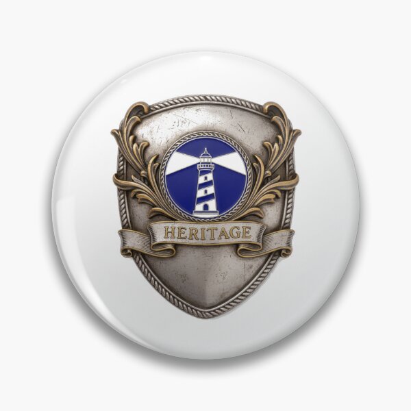Item preview, Est. [YEAR] [DISTRICT] Heritage Badge Lighthouse Emblem designed and sold by FiveBlessings.