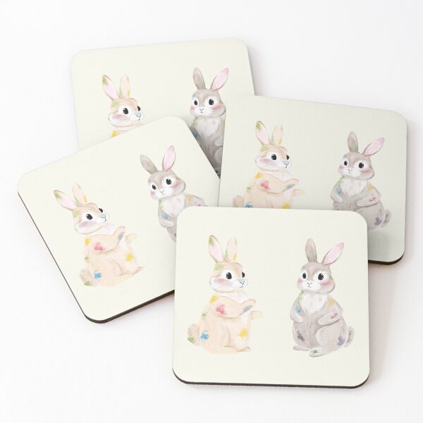 Item preview, Colorful Bunny Artists designed and sold by Sagi Jane Art.