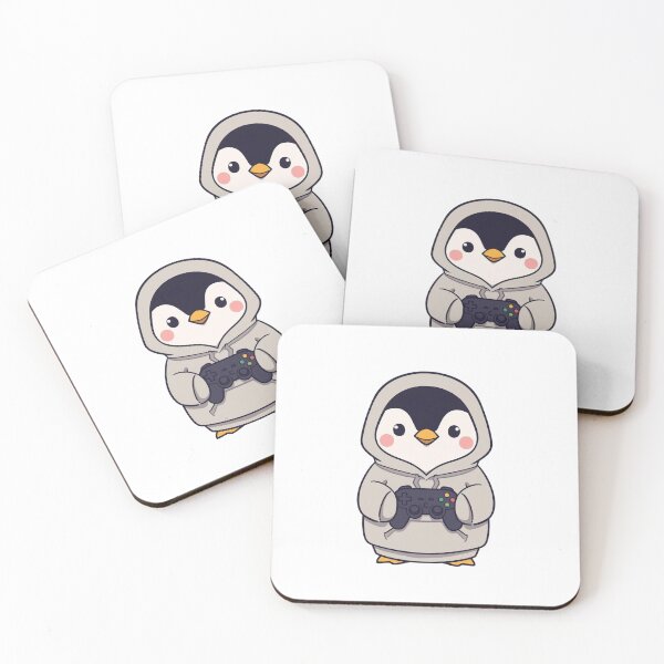 Item preview, Cute Penguin Gamer Hoodie Controller Cartoon designed and sold by Katzpy.