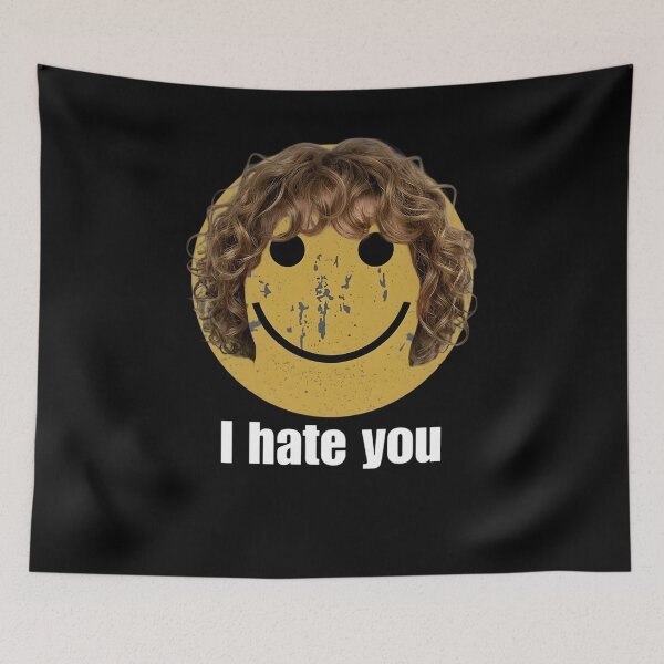 Item preview, Distressed Smiley I Hate You - Funny Harry Meme designed and sold by sapnaela.