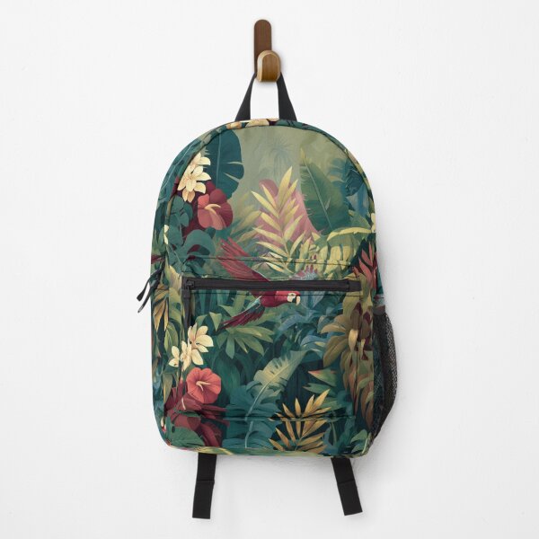 Item preview, A Scarlet Macaw flying through a lush rainforest canopy, Birds in Motion designed and sold by CDC40.