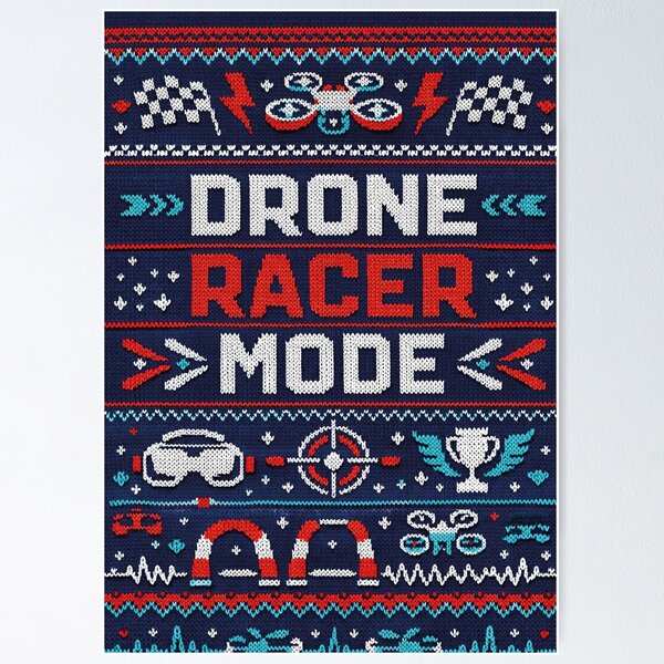 Item preview, Drone Racer Mode FPV Racing Knitting Pattern designed and sold by Mauswohn.