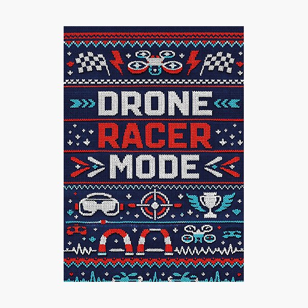 Item preview, Drone Racer Mode FPV Racing Knitting Pattern designed and sold by Mauswohn.