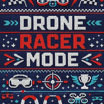 Artwork thumbnail, Drone Racer Mode FPV Racing Knitting Pattern by Mauswohn