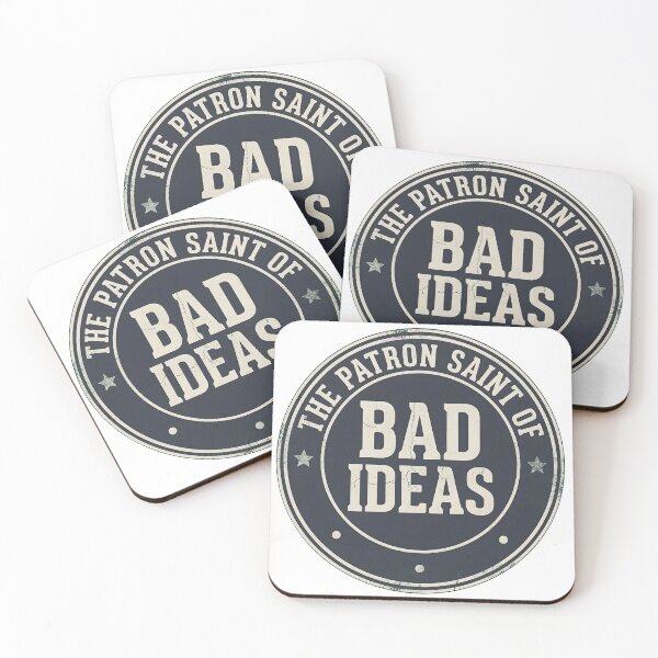 Item preview, Bad Ideas, Chaotic, Funny Mental Health slogan designed and sold by Shoot-The-Moon.