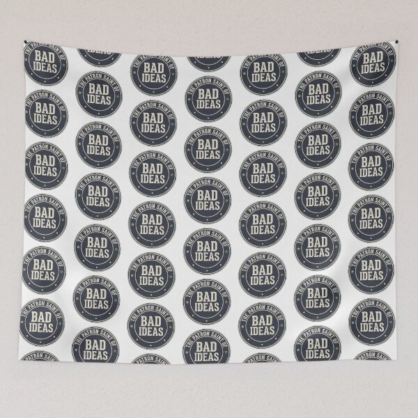Item preview, Bad Ideas, Chaotic, Funny Mental Health slogan designed and sold by Shoot-The-Moon.