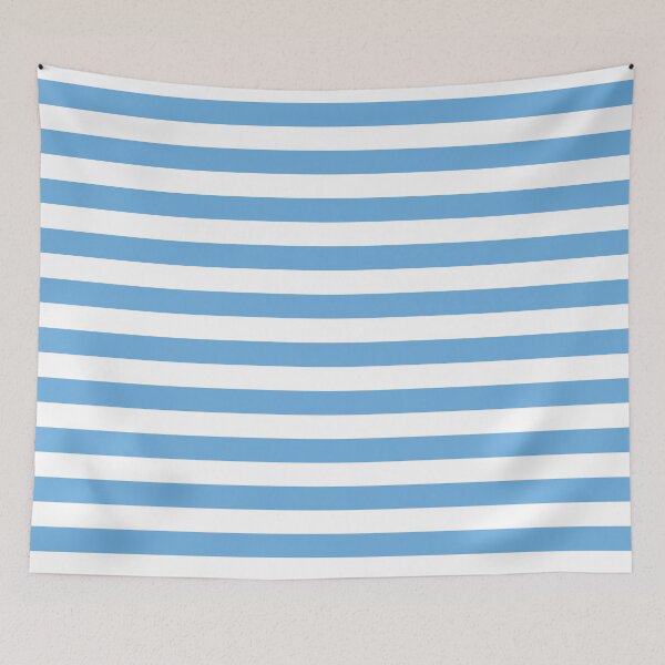 Item preview, Striped White And Sky Blue Pattern designed and sold by pattern-archive.