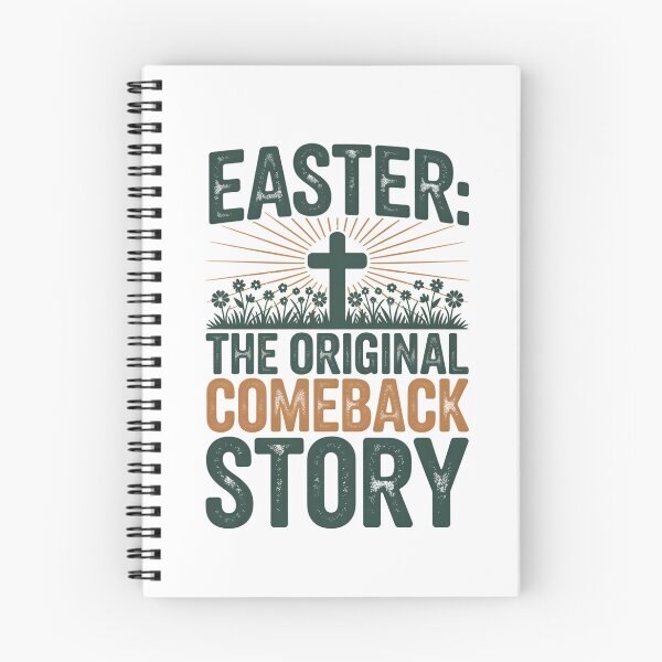 Item preview, Easter The Original Comeback Story —  Vintage Faith Cross Retro Christian Easter Shirt designed and sold by CottonFirst.