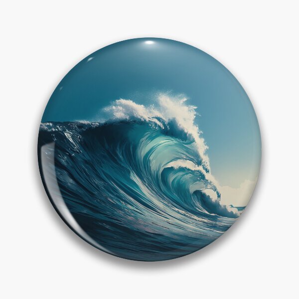 Item preview, Powerful Ocean Wave Curling At Sunrise designed and sold by Christian Weiss.
