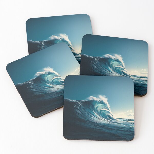 Item preview, Powerful Ocean Wave Curling At Sunrise designed and sold by Christian Weiss.