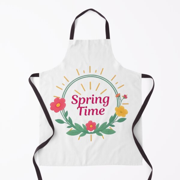 Item preview, Floral elements around the phrase “Spring Time” designed and sold by Beleza e Estilo.
