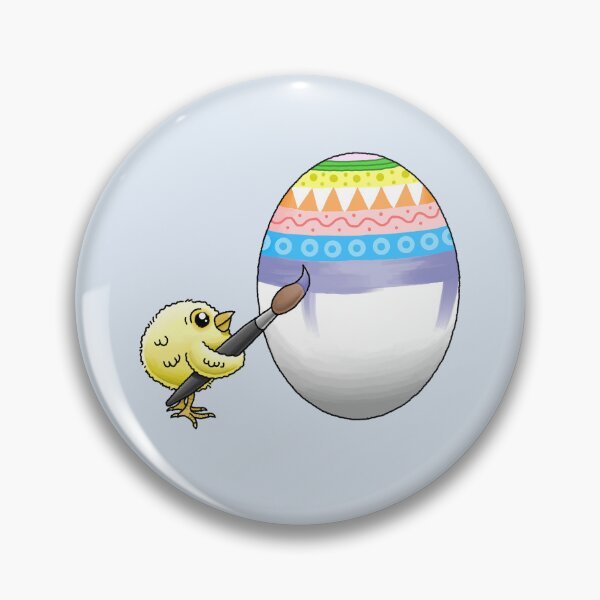 Item preview, Easter chick is painting the Easter egg designed and sold by Restarter.