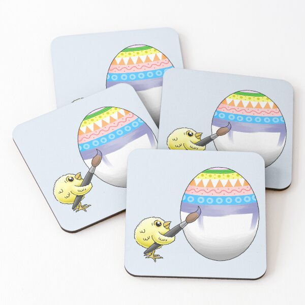Item preview, Easter chick is painting the Easter egg designed and sold by Restarter.