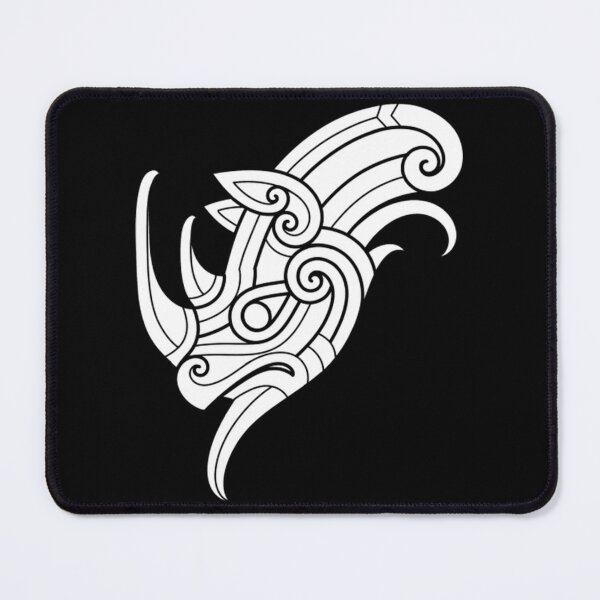 Item preview, The Iron Totem Celtic Knotwork Rhinoceros designed and sold by LorlenLoot.