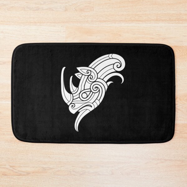 Item preview, The Iron Totem Celtic Knotwork Rhinoceros designed and sold by LorlenLoot.