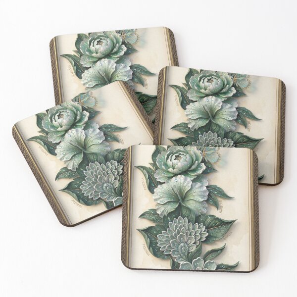 Item preview, Vintage Green Botanical Floral Framed Art designed and sold by Oxygen4Eyes.