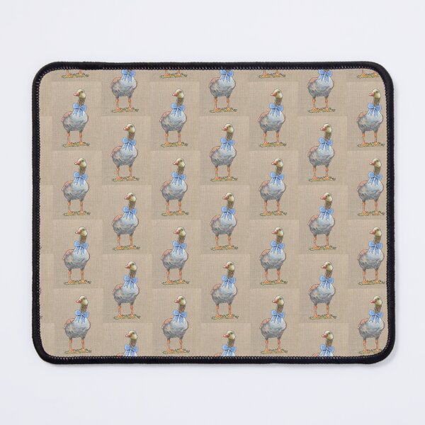 Item preview, Cute Goose Wearing Polka-Dotted Bow, Illustration designed and sold by JoyfulWhimsy.