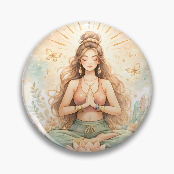 Item preview, Yoga Life Namaste All Day Boho Watercolor Gift Idea for Funny Fans designed and sold by Divakar Fashion.