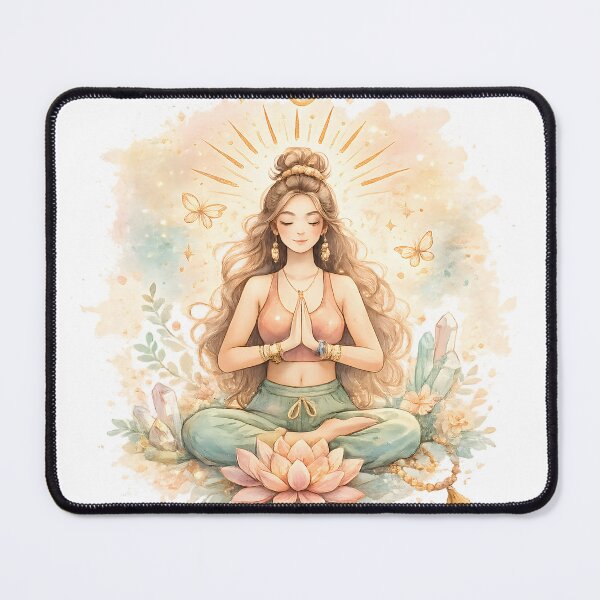 Item preview, Yoga Life Namaste All Day Boho Watercolor Gift Idea for Funny Fans designed and sold by Divakar Fashion.