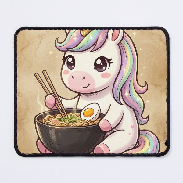Item preview, Kawaii Unicorn Ramen Lover - Japanese Dream Noodles designed and sold by Bongocomic.