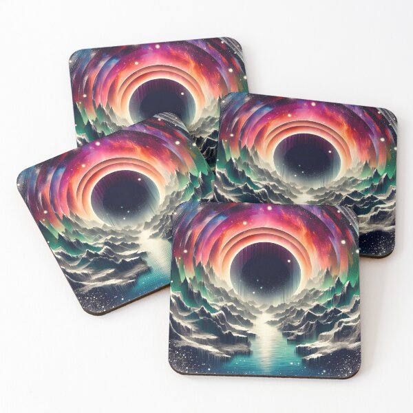 Item preview, Aurora Borealis and Eclipse, Ai Generated Art   designed and sold by ACC .