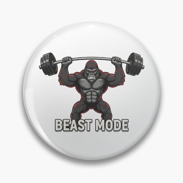 Item preview, Beast Mode Gorilla Weightlifting Gym Fitness designed and sold by LessSugar.