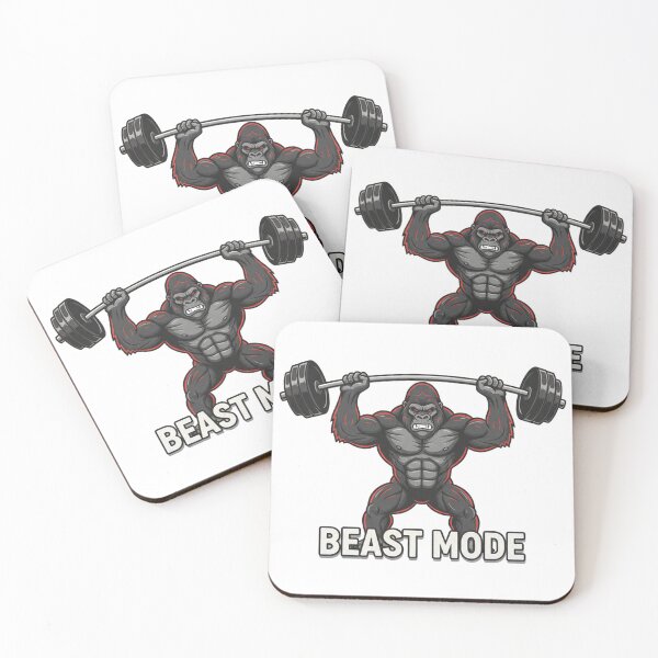 Item preview, Beast Mode Gorilla Weightlifting Gym Fitness designed and sold by LessSugar.