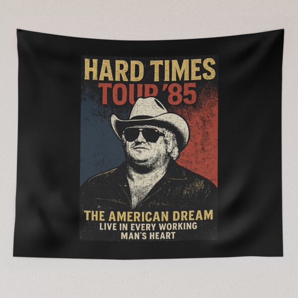 Item preview, Hard Times Daddy Dusty Rhodes The American Dream Live In Every Morning Man's Heart designed and sold by JussevDesign.