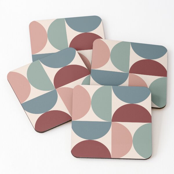 Item preview, Bold Bauhaus Mid Century Multicolor 17 designed and sold by colourpoems.