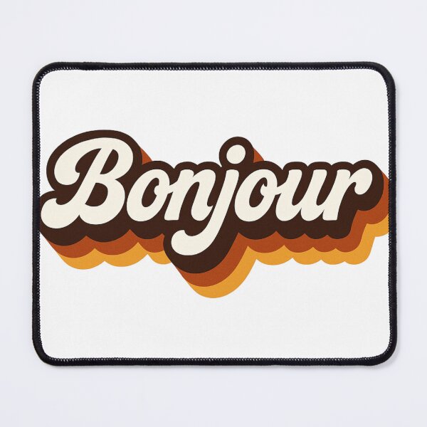 Item preview, Bonjour - Hello French Greeting designed and sold by Rhu Creations.