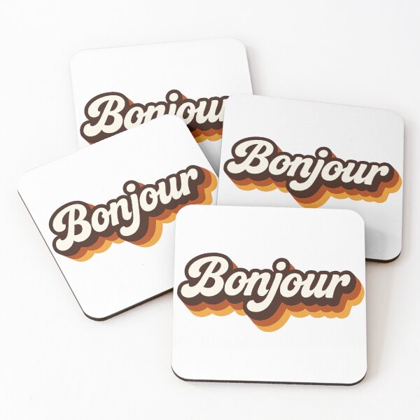 Item preview, Bonjour - Hello French Greeting designed and sold by Rhu Creations.