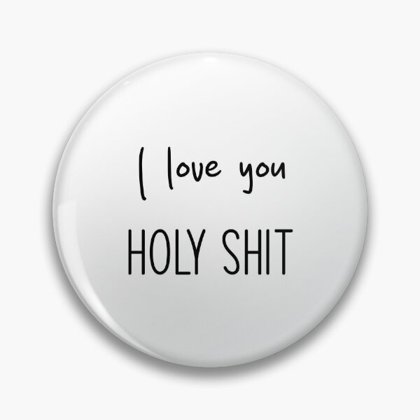 Item preview, "I love you" "Holy shit" - Heated Rivalry quote, Ilya Rozanov, Shane Hollander, Hollanov, The Cottage love confession designed and sold by RosefinchArt.