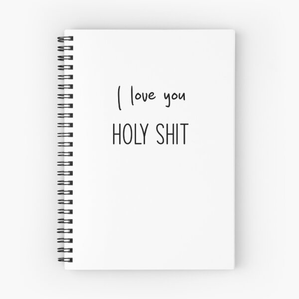 Item preview, "I love you" "Holy shit" - Heated Rivalry quote, Ilya Rozanov, Shane Hollander, Hollanov, The Cottage love confession designed and sold by RosefinchArt.