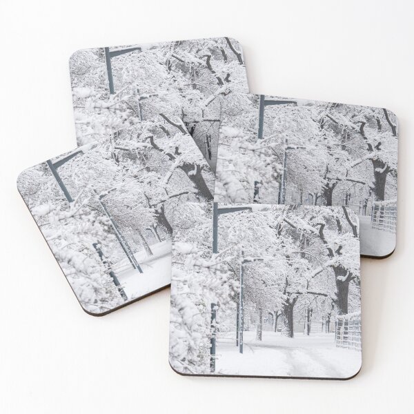 Item preview, Winter Wonderland Snow Photo – Swiss Garden Trees Covered in Snow | Snow Landscape Digital Download designed and sold by Martindoran.