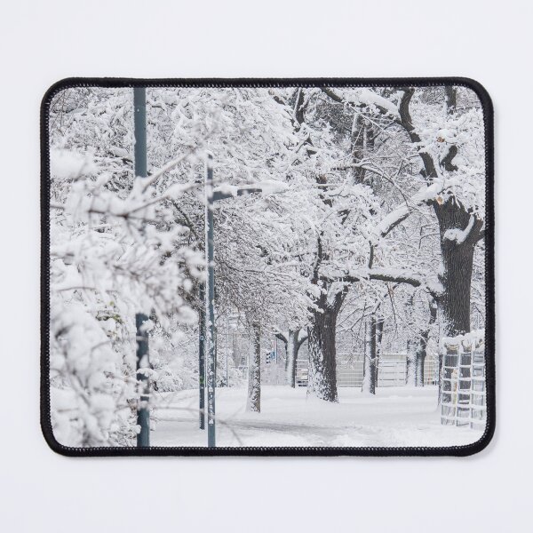 Item preview, Winter Wonderland Snow Photo – Swiss Garden Trees Covered in Snow | Snow Landscape Digital Download designed and sold by Martindoran.