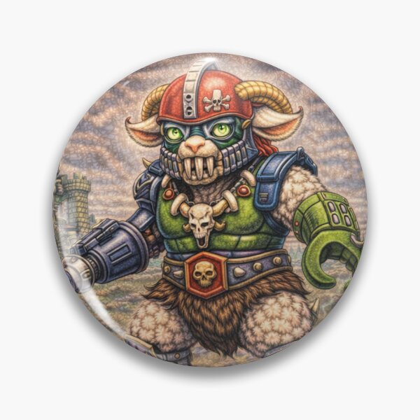 Item preview, Trap-Baa, Metal-Jawed Mercenary of the Badlands | Sheep-Man Sheepism Parody designed and sold by Thpoar.