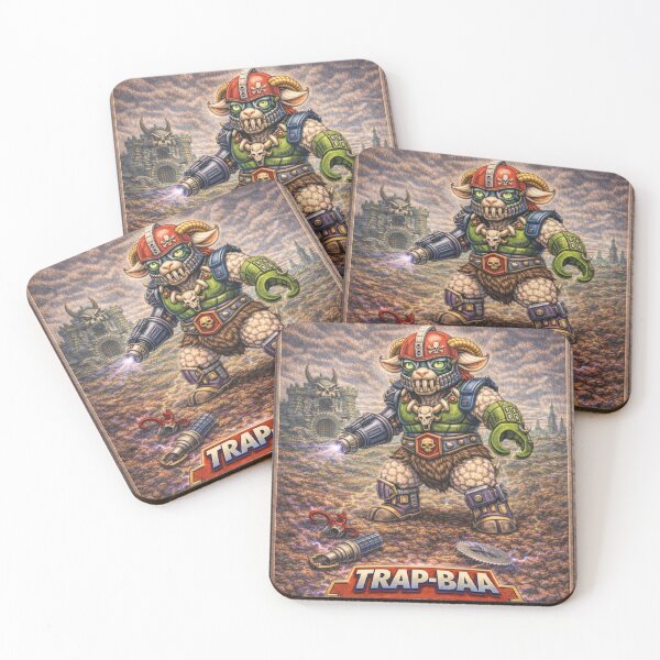 Item preview, Trap-Baa, Metal-Jawed Mercenary of the Badlands | Sheep-Man Sheepism Parody designed and sold by Thpoar.