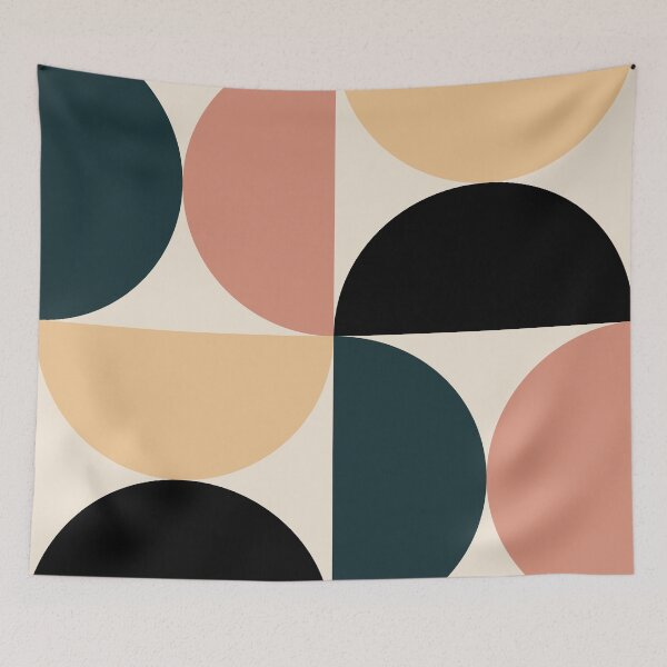 Item preview, Bold Bauhaus Mid Century Multicolor 21 designed and sold by colourpoems.