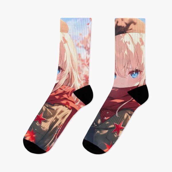Item preview, Katyusha Girls Und Panzer Beret Red Scarf Autumn Breeze designed and sold by PMartistStudio.
